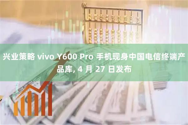 兴业策略 vivo Y600 Pro 手机现身中国电信终端产品库, 4 月 27 日发布